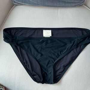 Kate Spade Black Bikini Bottoms XL